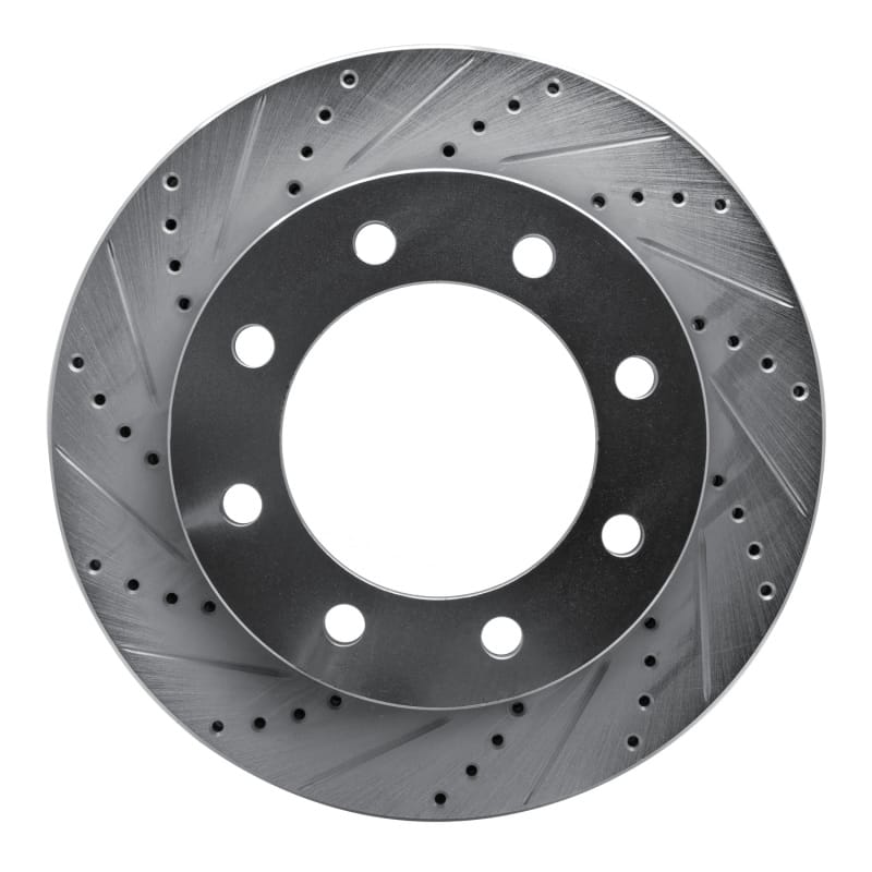 R1 Concepts — R1 05-12 Ford F-350 Super Duty 4WD Front Left Drilled & Slotted Silver Brake Rotor
R1 Brake Rotor Drill