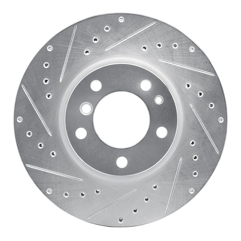 R1 Concepts — R1 93-97 BMW 850CI Front Left Drilled & Slotted Silver Brake Rotor
R1 Brake Rotor Drill