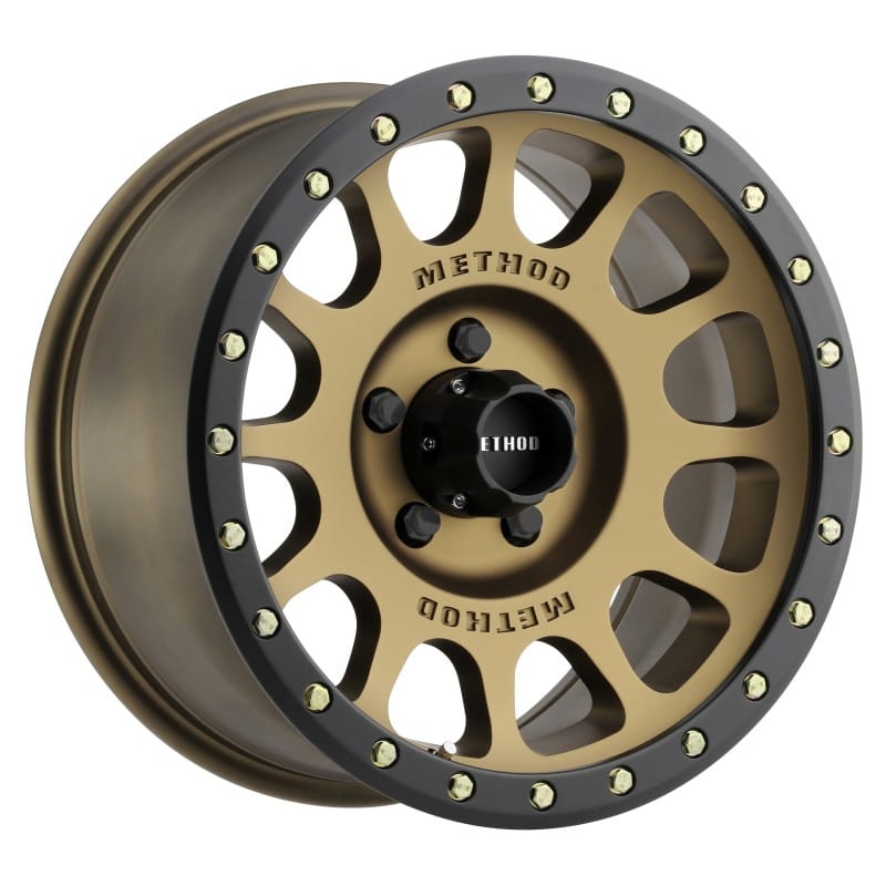 Method Wheels — Method MR305 NV 18x9 0mm Offset 5x150 116.5mm CB Method Bronze/Black Street Loc Wheel