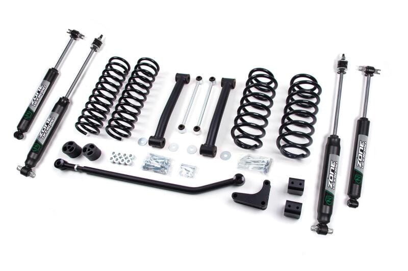 Zone Offroad — Zone Offroad 99-04 Jeep WJ 4in Suspension System