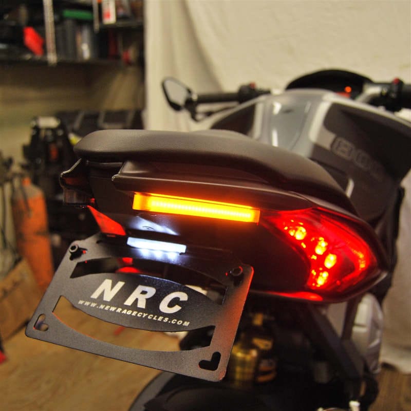 New Rage Cycles — New Rage Cycles 15-18 MV Agusta Dragster 800 / RR Side-Mount Fender Eliminator Kit w/Load EQ