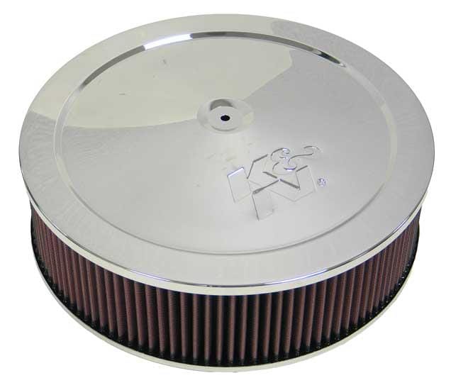 K&N Engineering — K&N 5-1/8in Flg14ind1-1/2ino/S Flat Base
Round Air Filter Ass
Air Filter Assembly