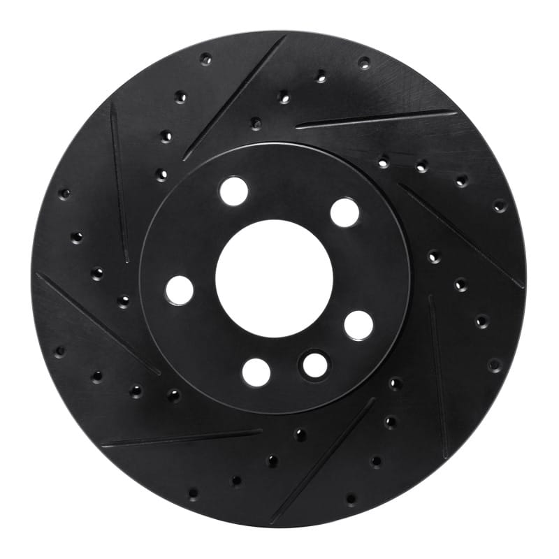 R1 Concepts — R1 01-03 Volkswagen EuroVan Front Left Drilled & Slotted Black Brake Rotor
R1 Brake Rotor Drill