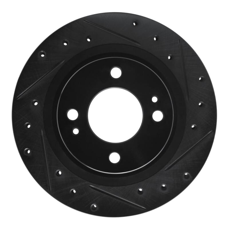 R1 Concepts — R1 16-25 Dodge Attitude (Mexico) Front Right Drilled & Slotted Black Brake Rotor
R1 Brake Rotor Drill