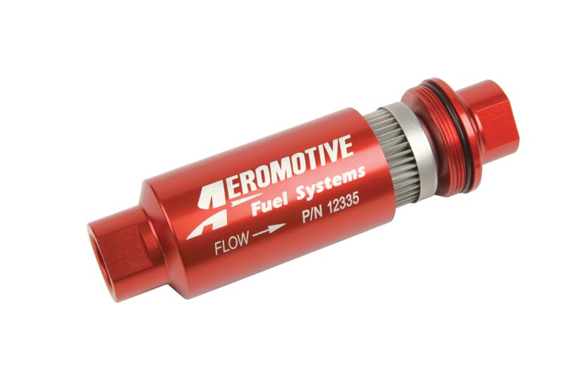 Aeromotive — Aeromotive In-Line Filter - AN-10 size - 40 Micron SS Element - Red Anodize Finish
Fuel Filter