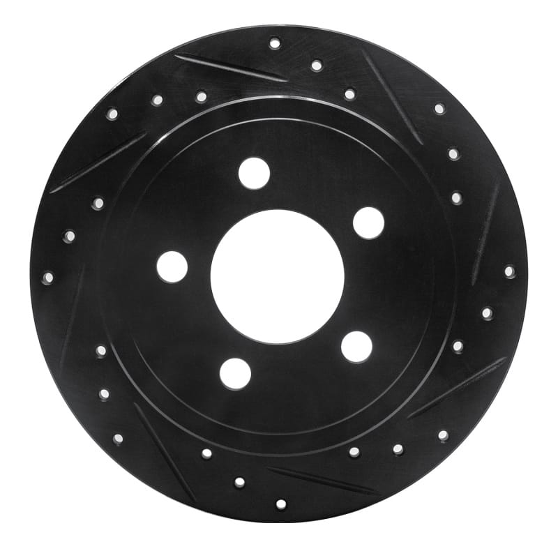 R1 Concepts — R1 03-07 Jeep TJ (Canada - See Wrangler for US) Rear Right Drilled & Slotted Black Brake Rotor
R1 Brake Rotor Drill