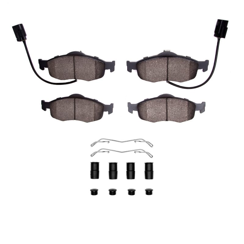 DFC — DFC 98-04 Ford Contour Front 5000 Advanced Low Metallic Brake Pads and Hardware Kit
DFC Brake Pad Set