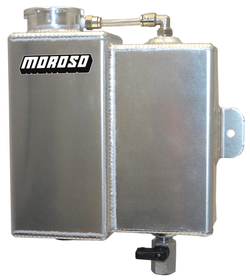 Moroso — Moroso Universal Coolant Expansion & Recovery Tank - Billet Filler Neck - 1.25qt