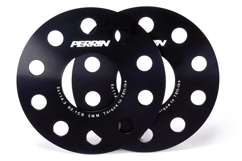 Perrin Performance — PERRIN 23-26 Toyota GR Corolla 60.1mm CB / 5x114.3 BP Wheel Spacers - 3mm