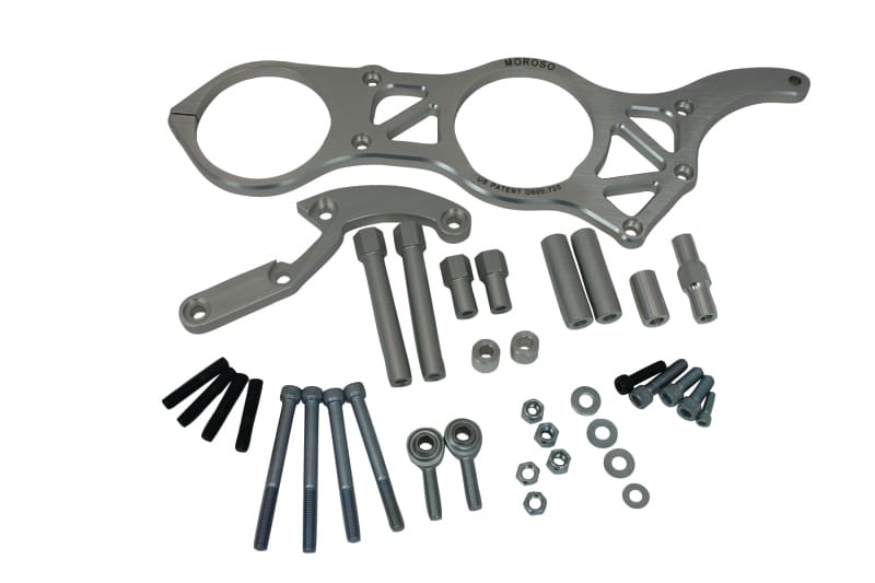 Moroso — Moroso Chevrolet Big Block Alternator & Vacuum Pump Mount - Meziere Water Pump - 130mm Alternator