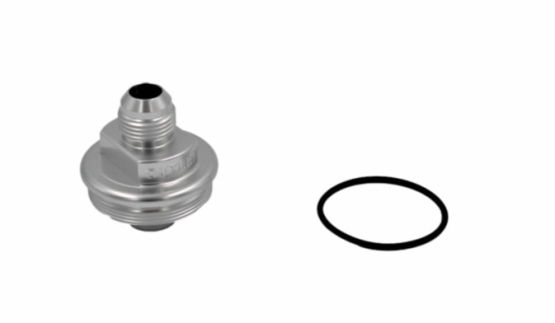 Fuelab — Fuelab Fuel Filter Outlet Cap -10AN Clear