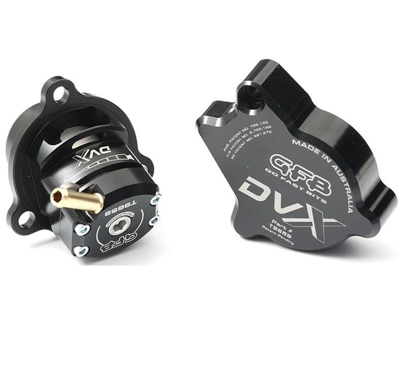 Go Fast Bits — patented venting bias adjustment system
DVX BOV/Diverter Dual Outlet Valve