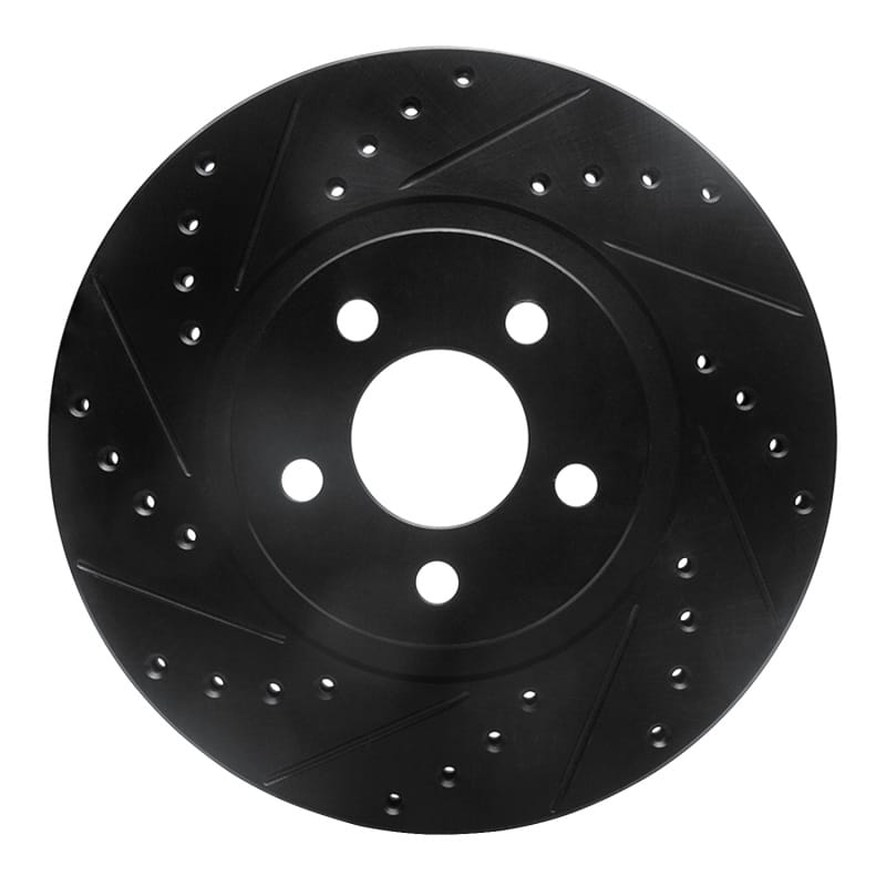 R1 Concepts — R1 01-10 Chrysler PT Cruiser Front Left Drilled & Slotted Black Brake Rotor
R1 Brake Rotor Drill
