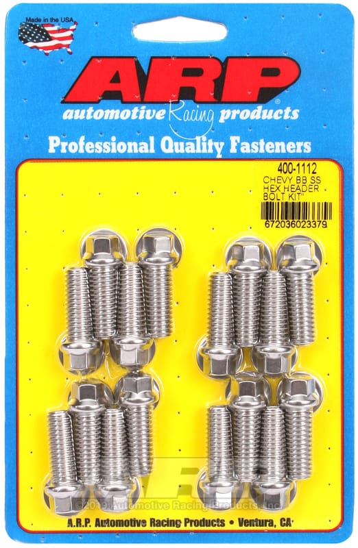 ARP — ARP BB Chevy SS Hex Header Bolt Kit
