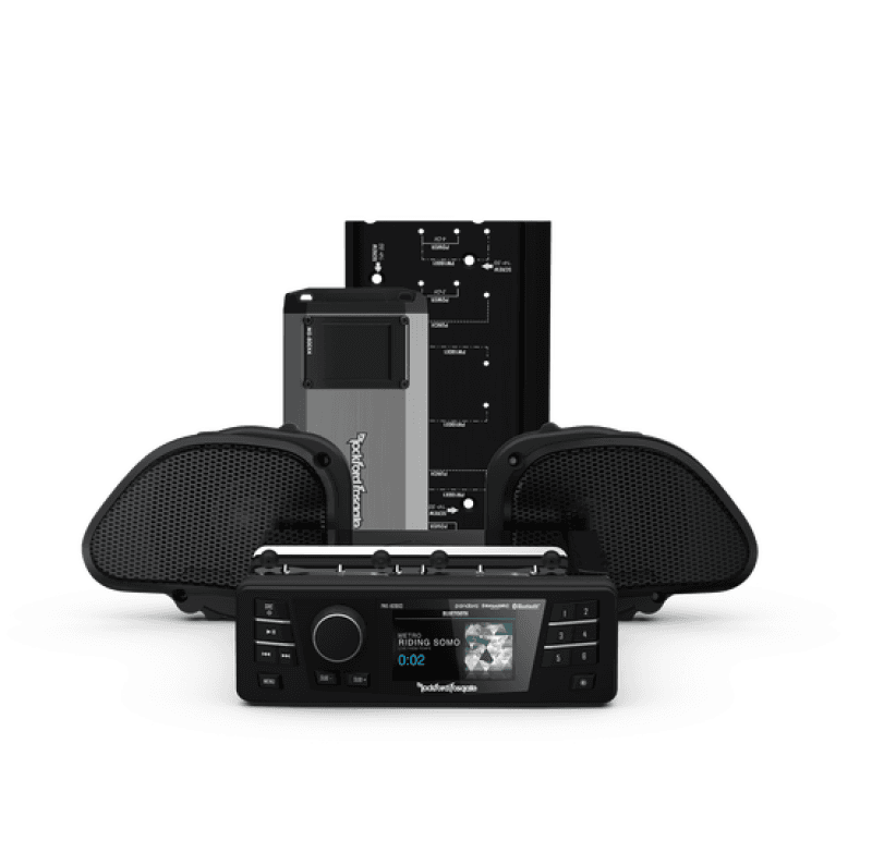 Rockford Fosgate — Rockford Fosgate 1998-2013 Harley-Davidson Road Glide PMX Stage 2 Audio Kit