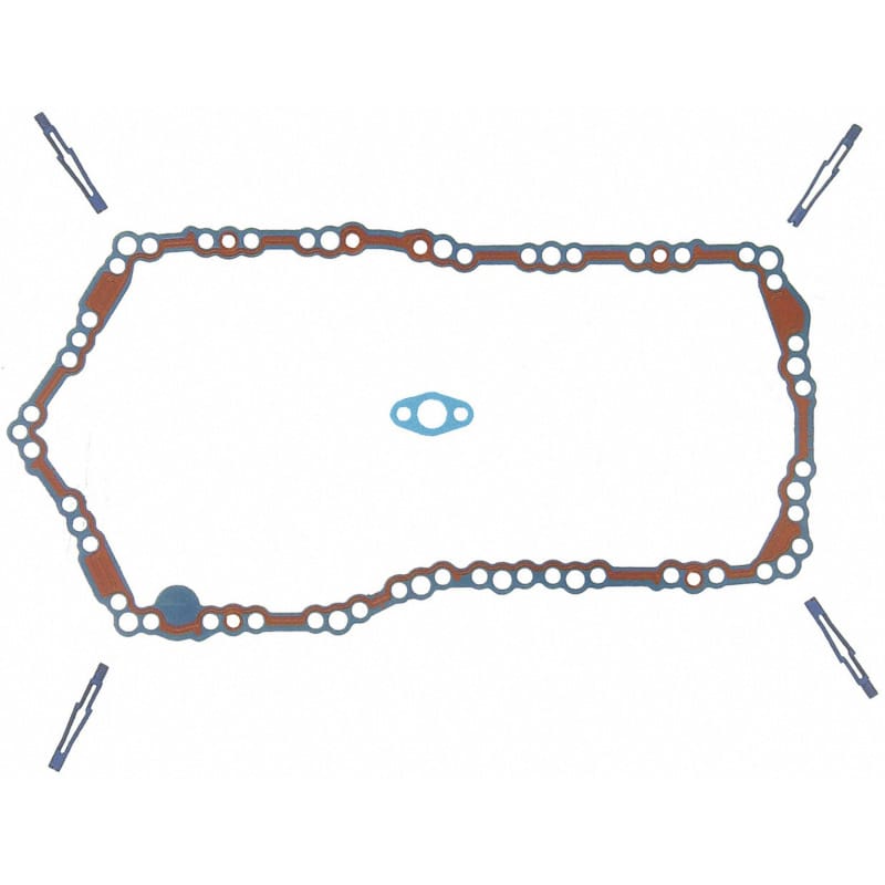 Fel-Pro — Fel-Pro Oil Pan SnapUps Included for OS 30522 T Engine Oil Pan Gasket Set PermaDryPlus rigid carrier