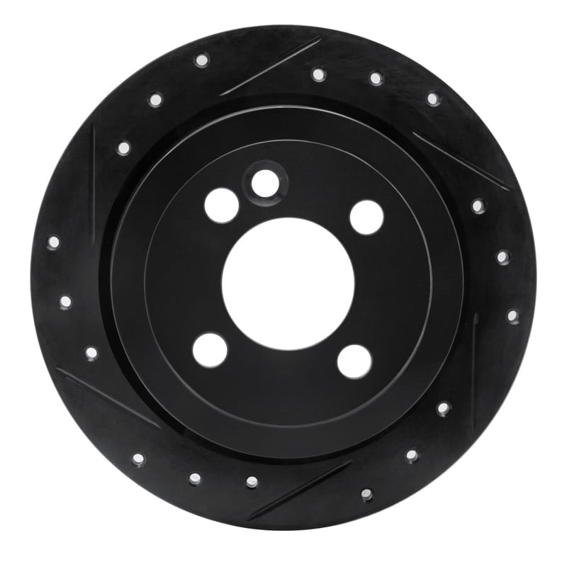 R1 Concepts — R1 02-15 Mini Cooper (Excl Clubman) Rear Left Drilled & Slotted Black Brake Rotor
R1 Brake Rotor Drill