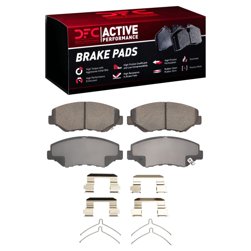 DFC — DFC 03-08 Honda Pilot Front Active Performance Pads and Hardware Kit
DFC Brake Pad Set
