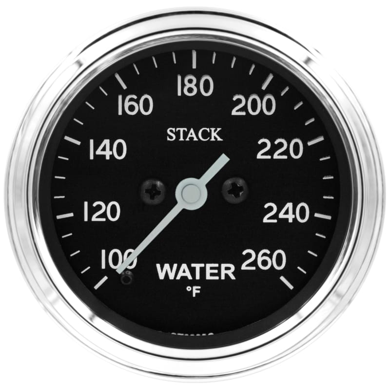 AutoMeter — Autometer Stack 52mm 100-260 Deg F 1/8in NPTF Male Pro Stepper Motor Water Temp Gauge - Classic
Ga WT Stpr 260F Clsc