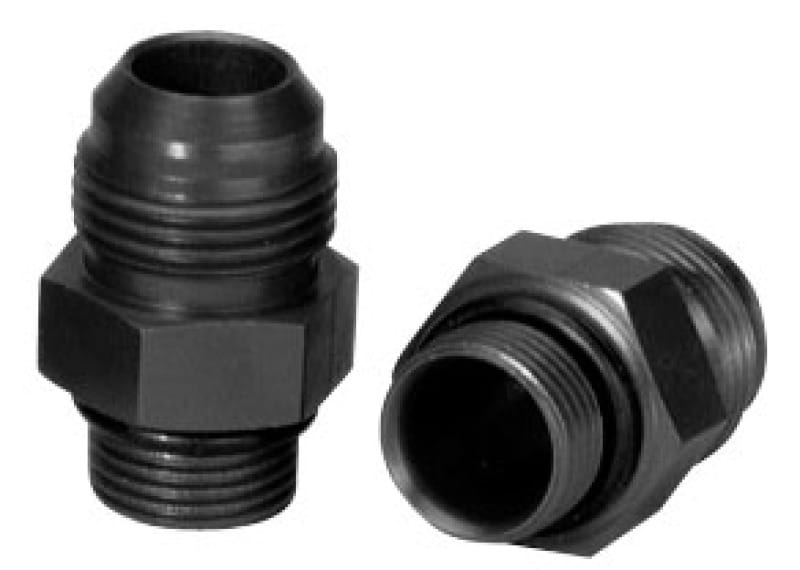 Moroso — Moroso Dry Sump/External Oil Pump Fitting -10An to -12An w/O-Ring - Aluminum - 2 Pack