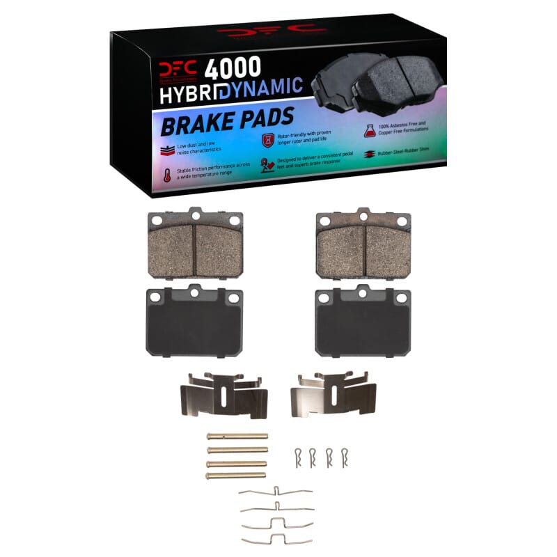 DFC — DFC 74-87 Dodge Colt Front 4000 HybriDynamic Brake Pads and Hardware Kit
DFC Brake Pad Set
