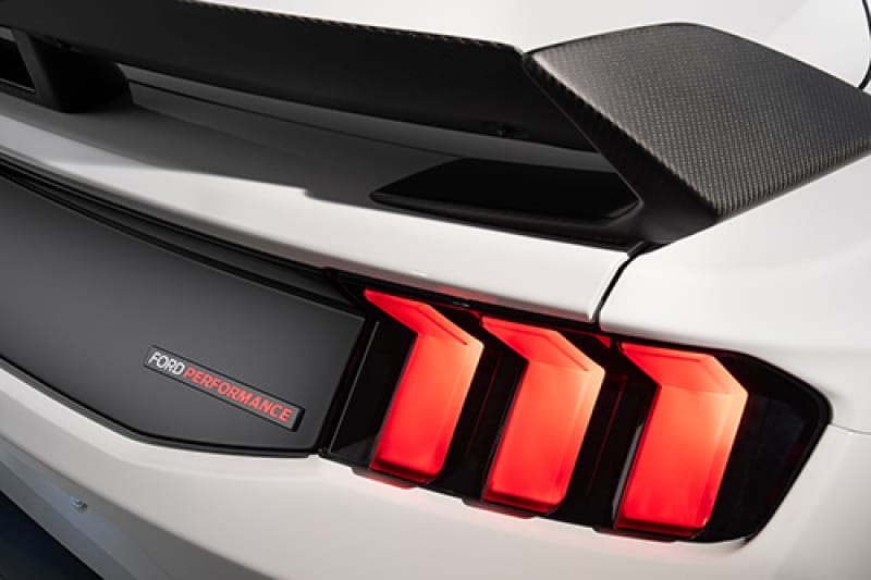 Ford Racing — Ford Performance Rear Badge - Black/White/Red
Badge