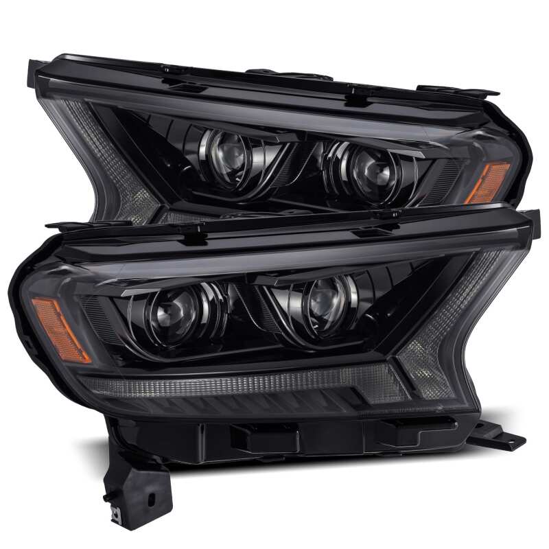 AlphaRex — AlphaRex 19-21 Ford Ranger LUXX LED Proj Headlights Plank Style Alpha Black w/Seq Signal/DRL
Projector Headlights