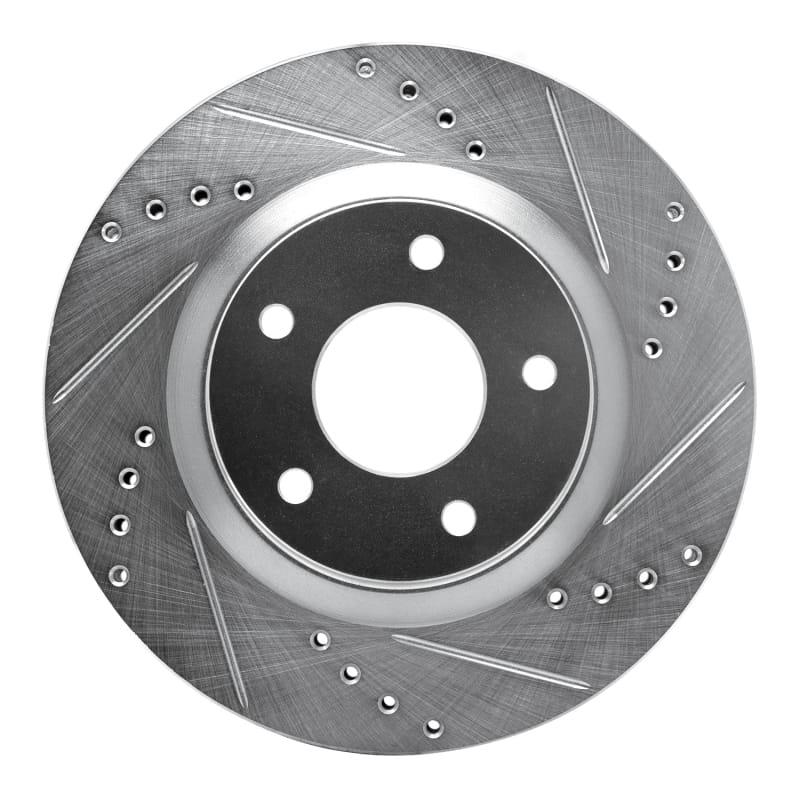 R1 Concepts — R1 07-15 Nissan Rogue Front Right Drilled & Slotted Silver Brake Rotor
R1 Brake Rotor Drill