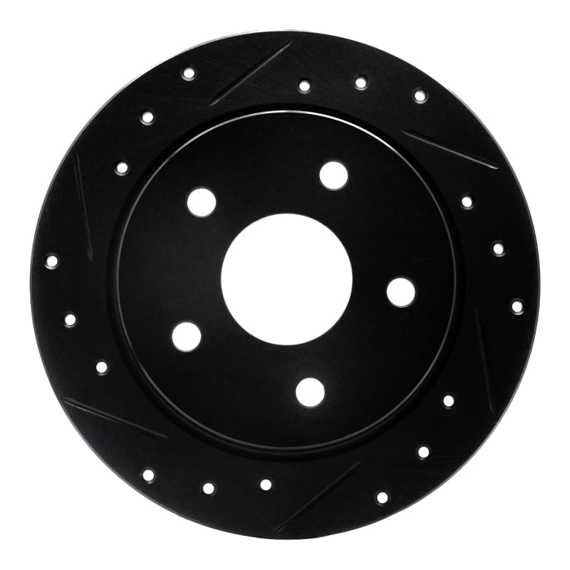 R1 Concepts — R1 88-89 Merkur SCORPIO Rear Left Drilled & Slotted Black Brake Rotor
R1 Brake Rotor Drill