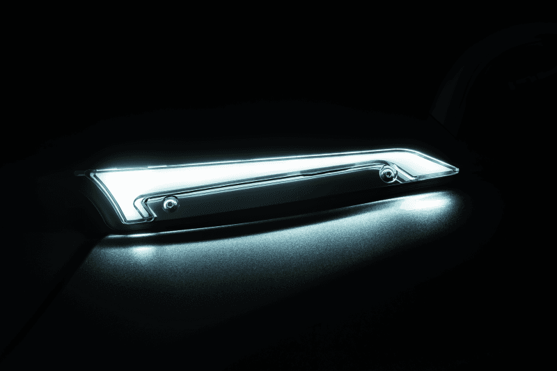 Kuryakyn — Kuryakyn Tracer Windshield Trim Lights Chrome