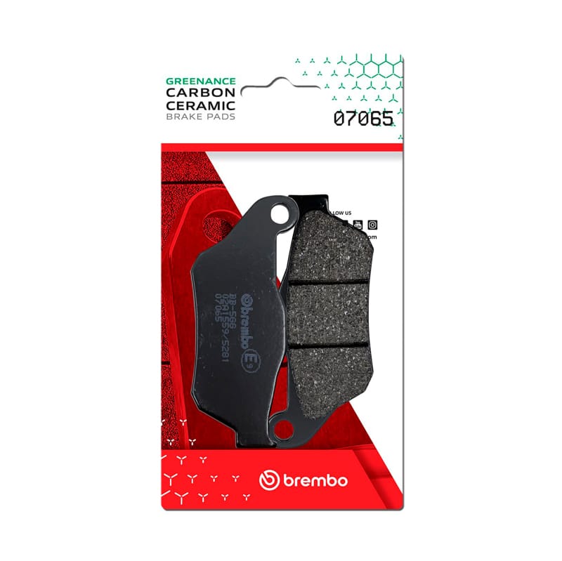 Brembo OE Powersports — Brembo OE Mbk Skycruiser/Yamaha X-Max Carbon Ceramic Brake Pad - Front