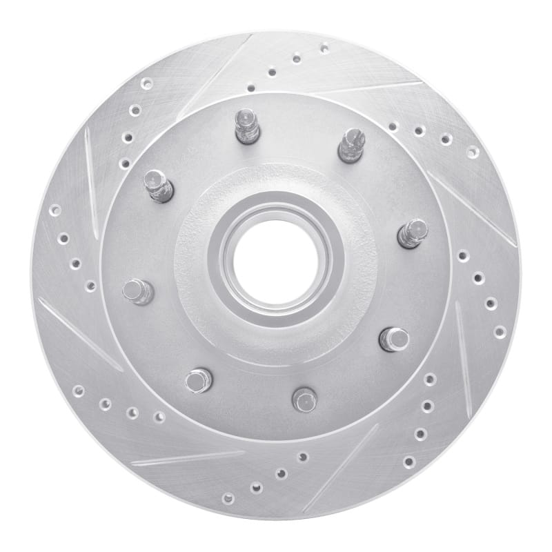 R1 Concepts — R1 99-02 Ford F-350 Super Duty 2WD Front Left Drilled & Slotted Silver Brake Rotor
R1 Brake Rotor Drill