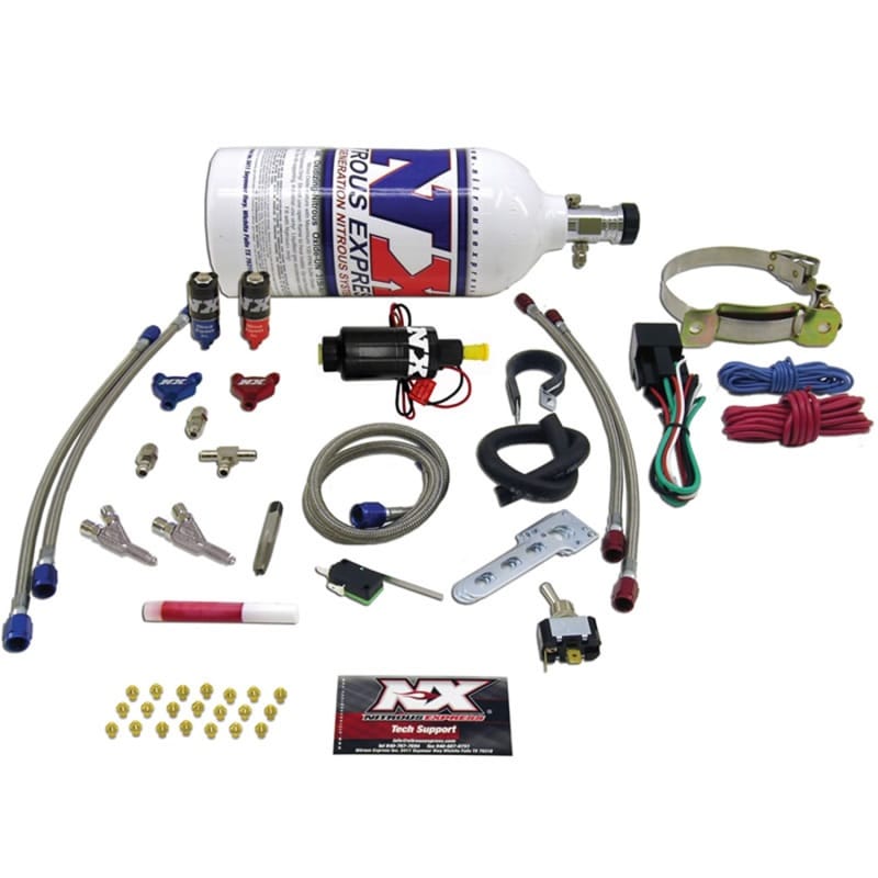 Nitrous Express — Nitrous Express 2 Cyl Vortech Nitrous Kit w/2.5lb Bottle
Injection System Kit
N2OSys