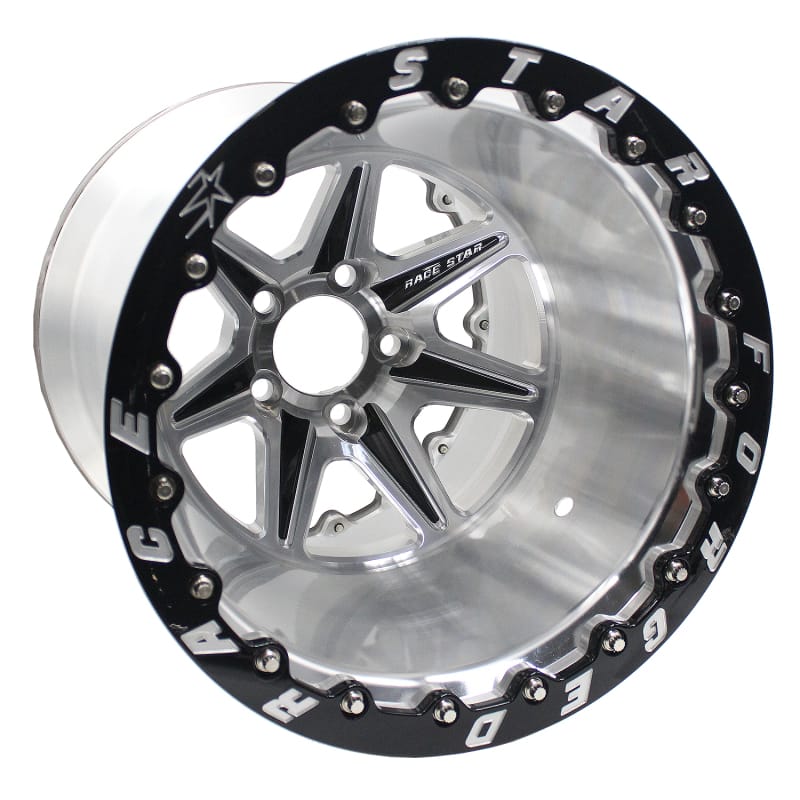 Race Star — Race Star 72 ValStar 15x10 / 5x4.50BC / 7.5BS / 3.072in CB / Machined w/Black Accents Wheel