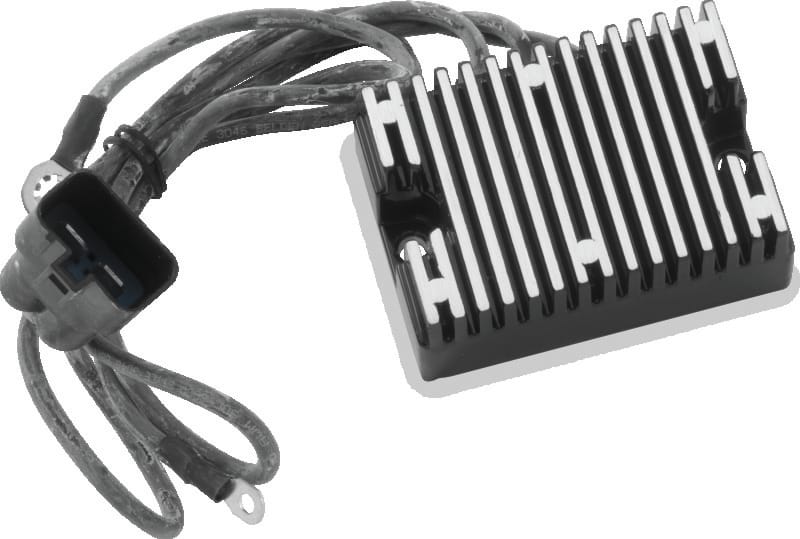 TwinPower — Twin Power 2000 FXD Voltage Regulator Black Replaces H-D 74512-00 38 Amp