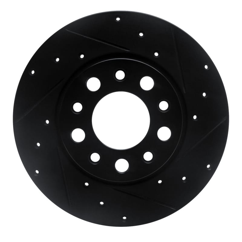 R1 Concepts — R1 15-25 Alfa Romeo Tonale Rear Right Drilled & Slotted Black Brake Rotor
R1 Brake Rotor Drill