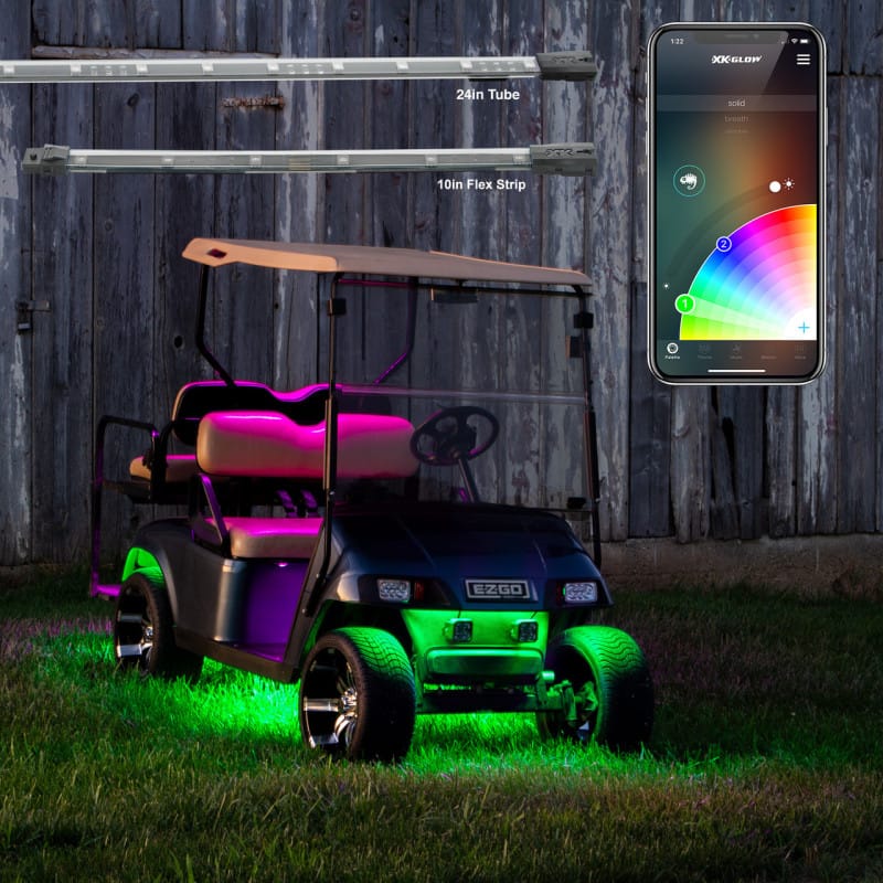 XKGLOW — XK Glow LED Golf Cart Accent Light Kit XKchrome Smartphone App
