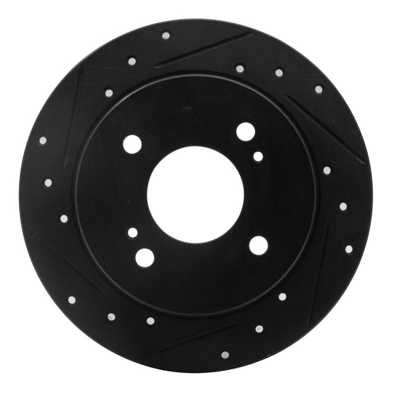 R1 Concepts — R1 82-88 Nissan 280ZX Rear Left Drilled & Slotted Black Brake Rotor
R1 Brake Rotor Drill