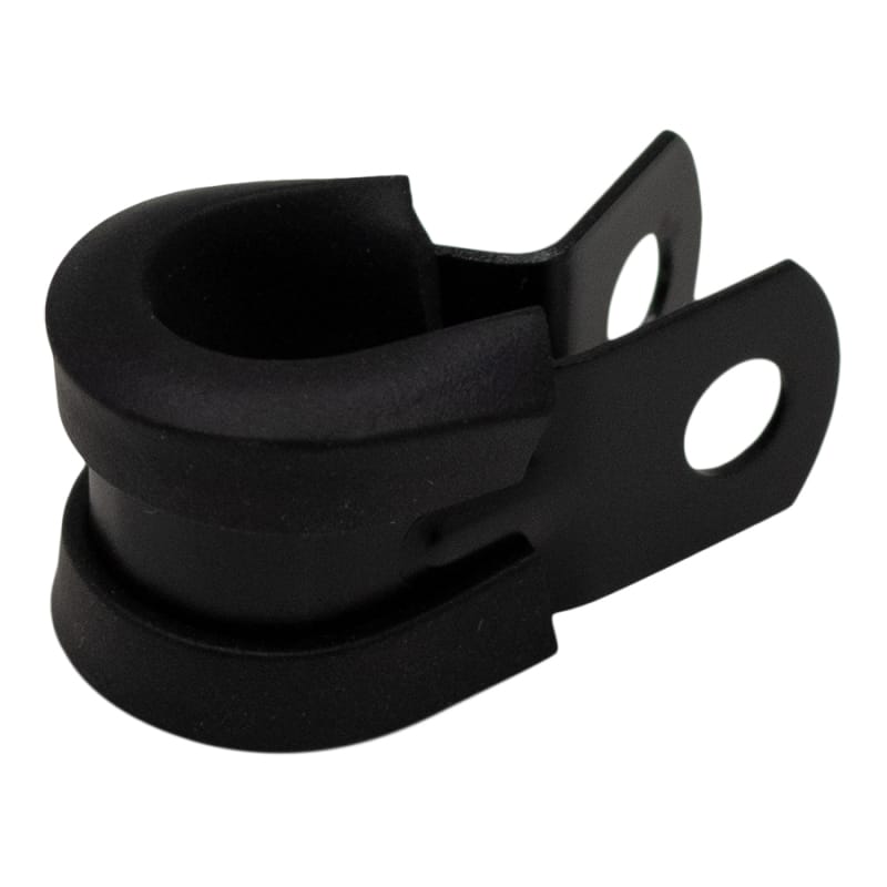 DeatschWerks — DeatschWerks Rubber Cushioned P-Clamp for 6AN Hose - 9.5mm Clamp Id - Anodized Matte Black
Lines & Fittings