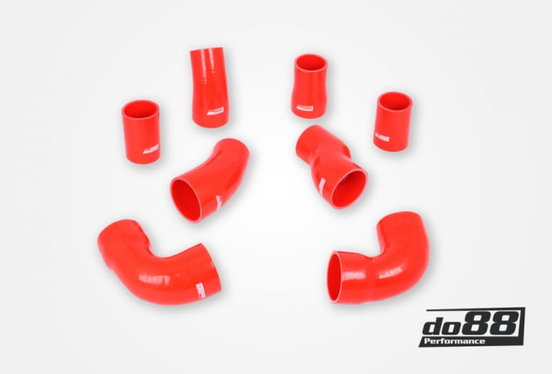 do88 — do88 02-04 Audi RS6 4.2L BiTurbo (C5) Pressure Hoses - Red