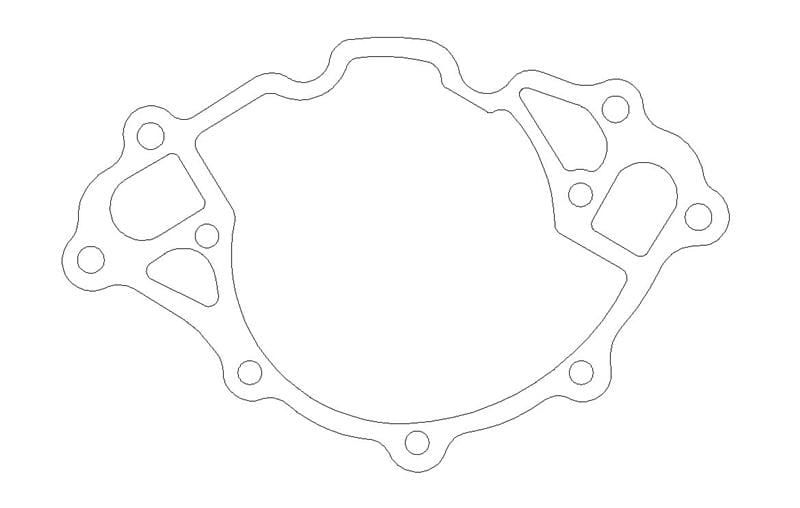 Cometic Gasket — Ford 351W Windsor V8 Water Pump Gasket