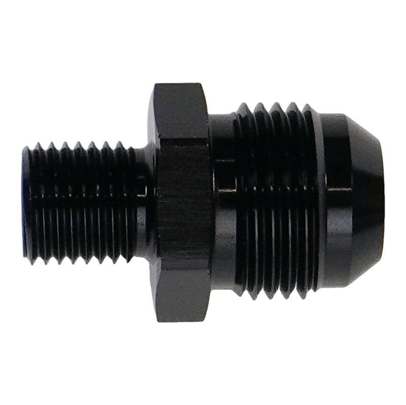 DeatschWerks — DeatschWerks 10AN Male Flare to M14x1.5 Metric Male Adapter
Lines & Fittings