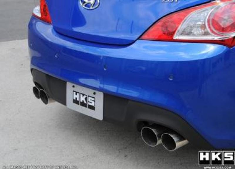 HKS — HKS 10+ Genesis V6 & 2.0L Turbo Legamax Premium Rear Section Exhaust (OVERSIZED SHIPPING)