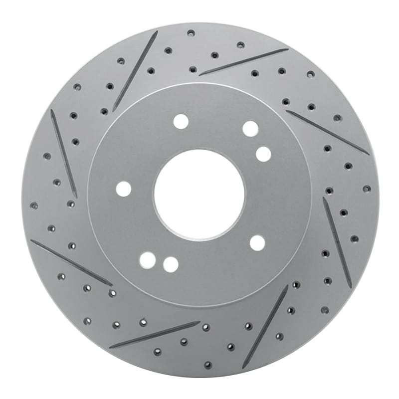 R1 Concepts — R1 63-82 Chevrolet Camaro Rear Left/Front Left Drilled & Slotted Geo-Carbon Rotor