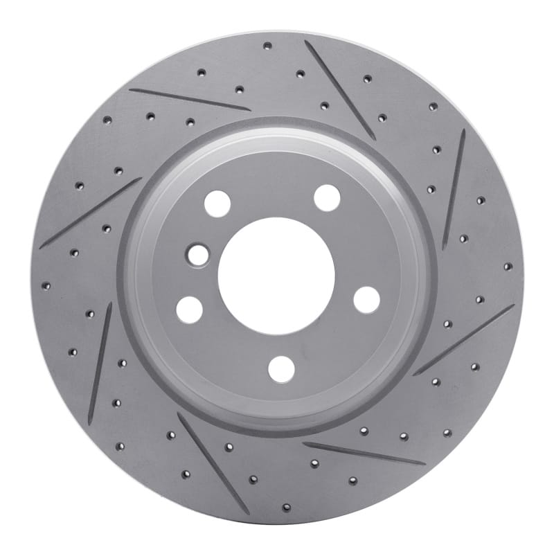 R1 Concepts — R1 12-20 BMW 428I Gran Coupe Rear Right Drilled & Slotted Geo-Carbon Rotor