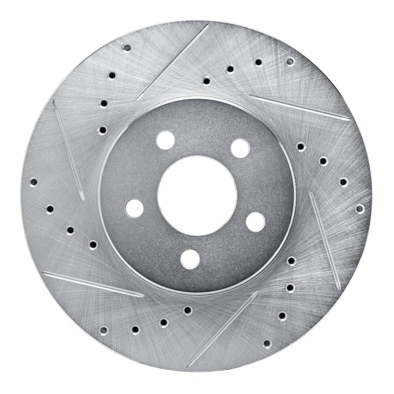 R1 Concepts — R1 89-95 Chrysler LeBaron Front Left Drilled & Slotted Silver Brake Rotor
R1 Brake Rotor Drill