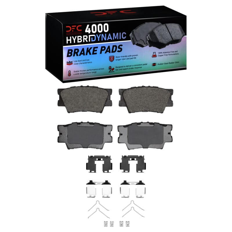 DFC — DFC 06-18 Lexus HS250H Rear 4000 HybriDynamic Brake Pads and Hardware Kit
DFC Brake Pad Set