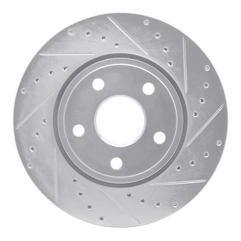 R1 Concepts — R1 11-22 Dodge Durango Front Right Drilled & Slotted Silver Brake Rotor
R1 Brake Rotor Drill