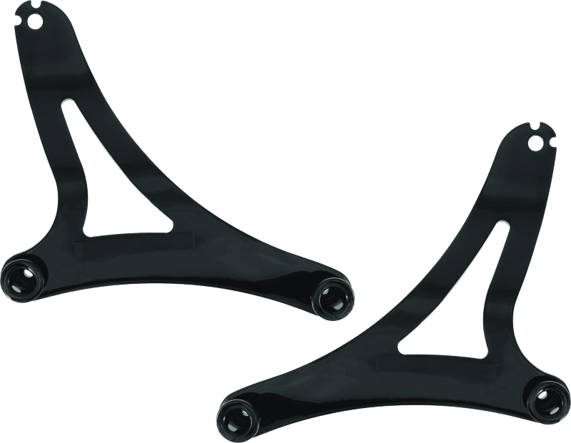 Kuryakyn — Kuryakyn Fixed Mounts Multi-Purpose Driver & Passenger Backrest 14-22 Indian Models Black