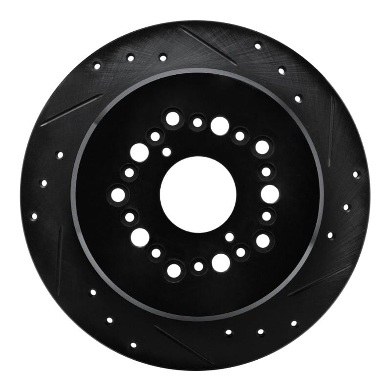 R1 Concepts — R1 90-92 Lexus LS400 Rear Right Drilled & Slotted Black Brake Rotor
R1 Brake Rotor Drill
